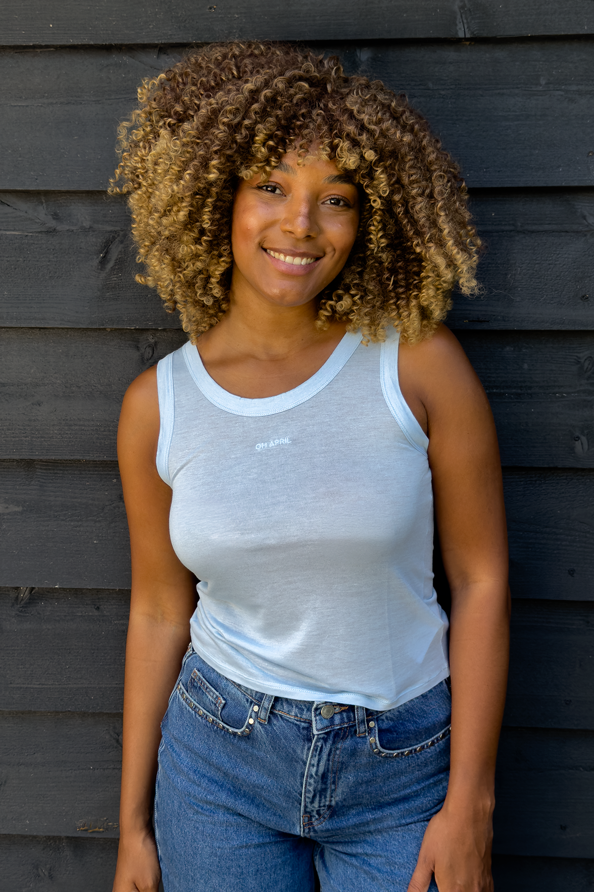 Junie Tank Top Sky Blue