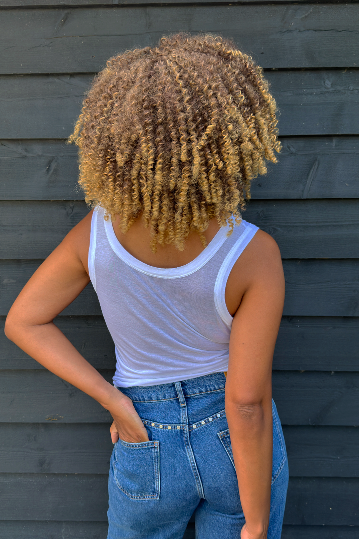 Junie Tank Top Off White