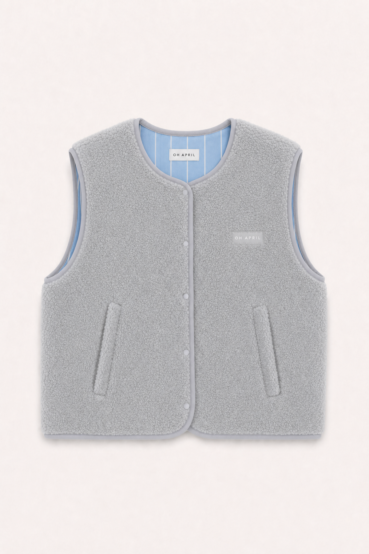 Magnolia Fleece Vest Grey