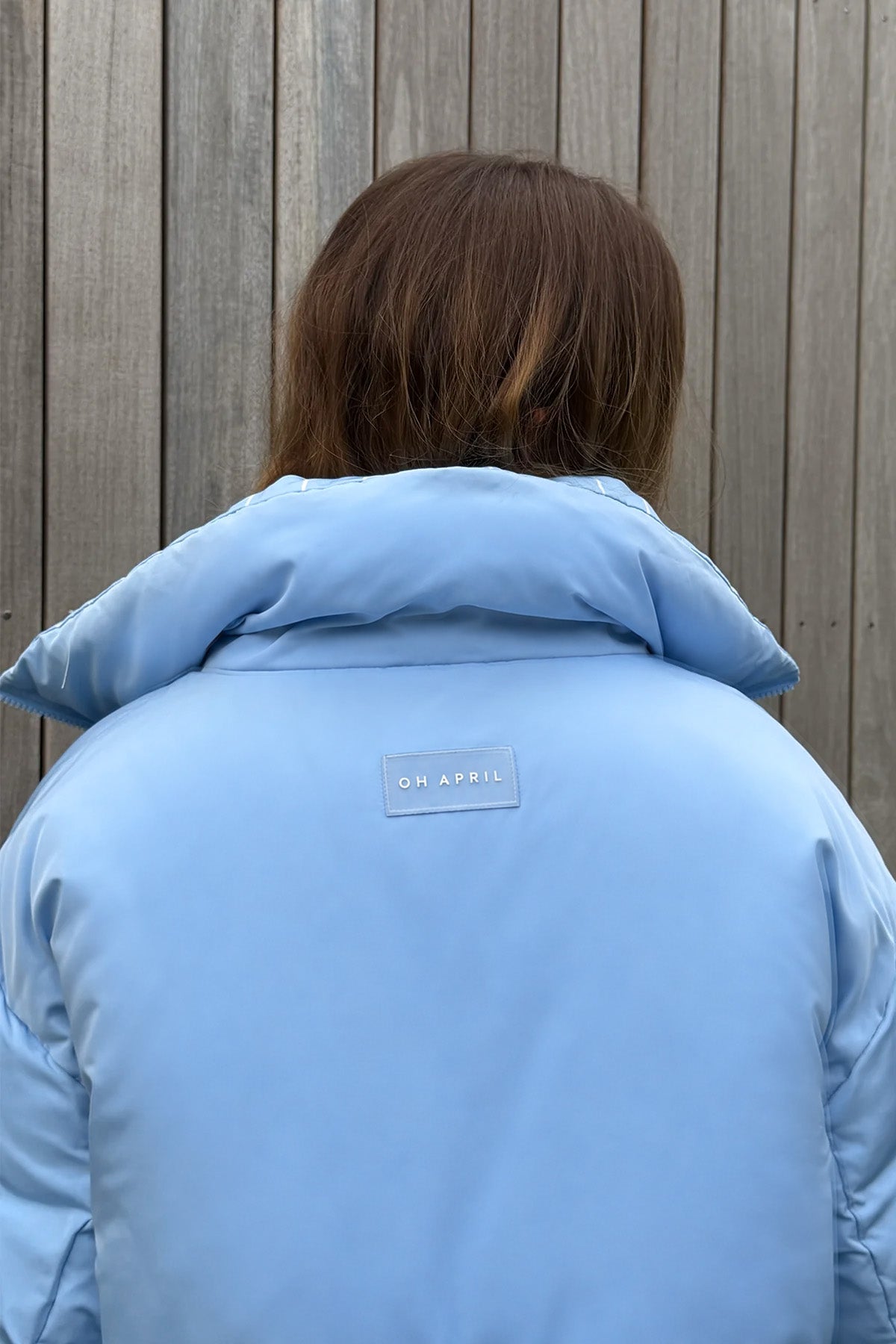 Wendbare Puffer Jacket – Sky Blue