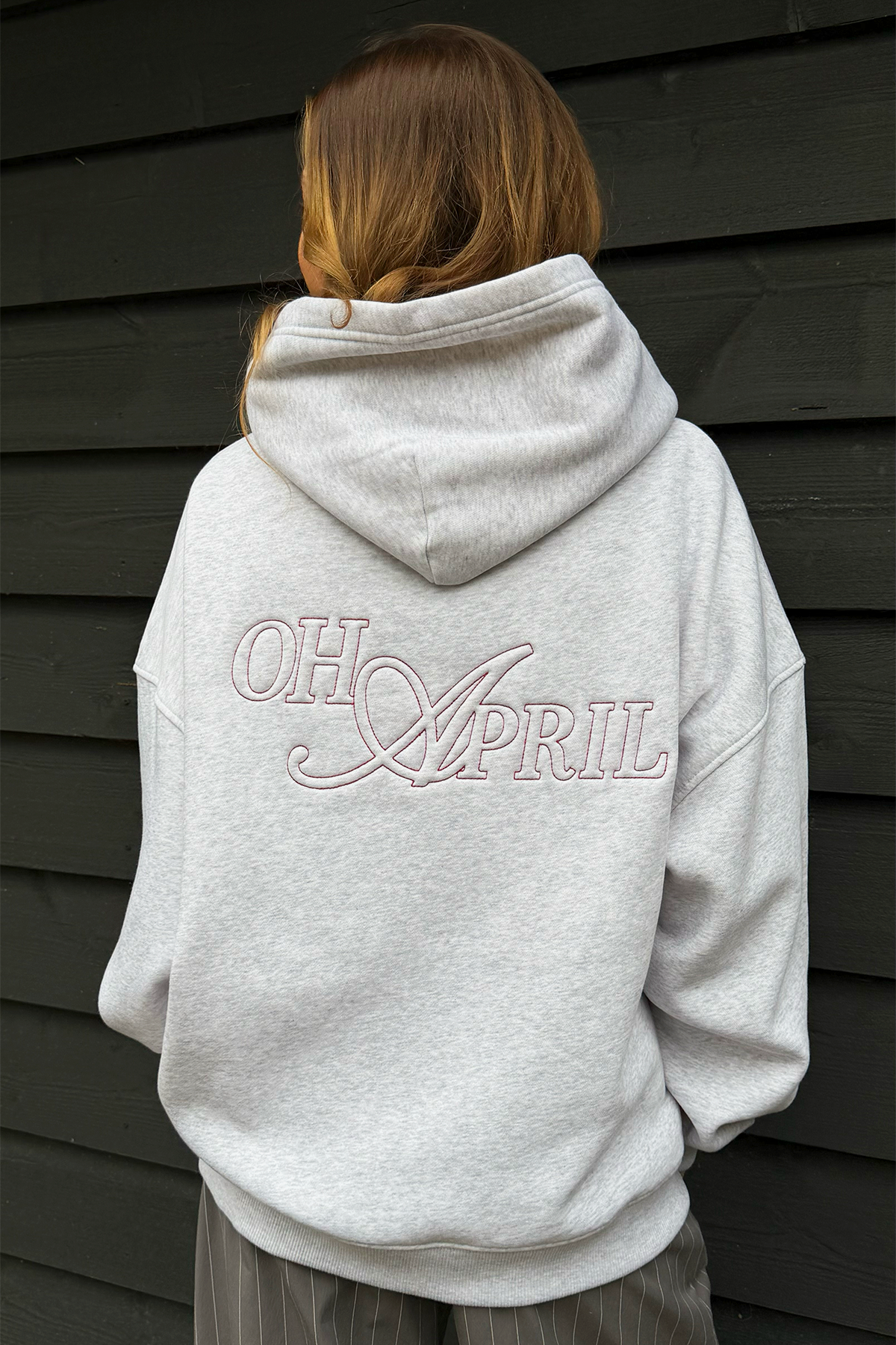 Regular Hoodie Oh April Grey Melange