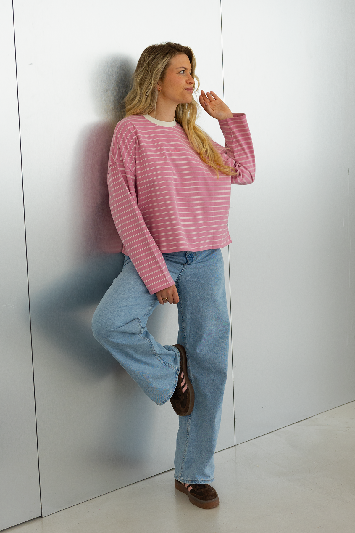 Regular Longsleeve Pink Stripe