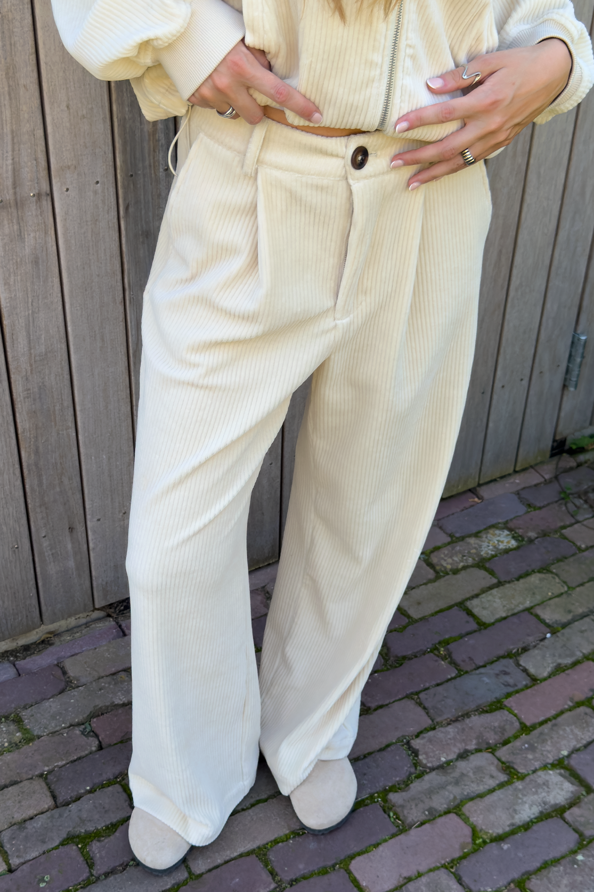 Sienna Cord Pants Beige