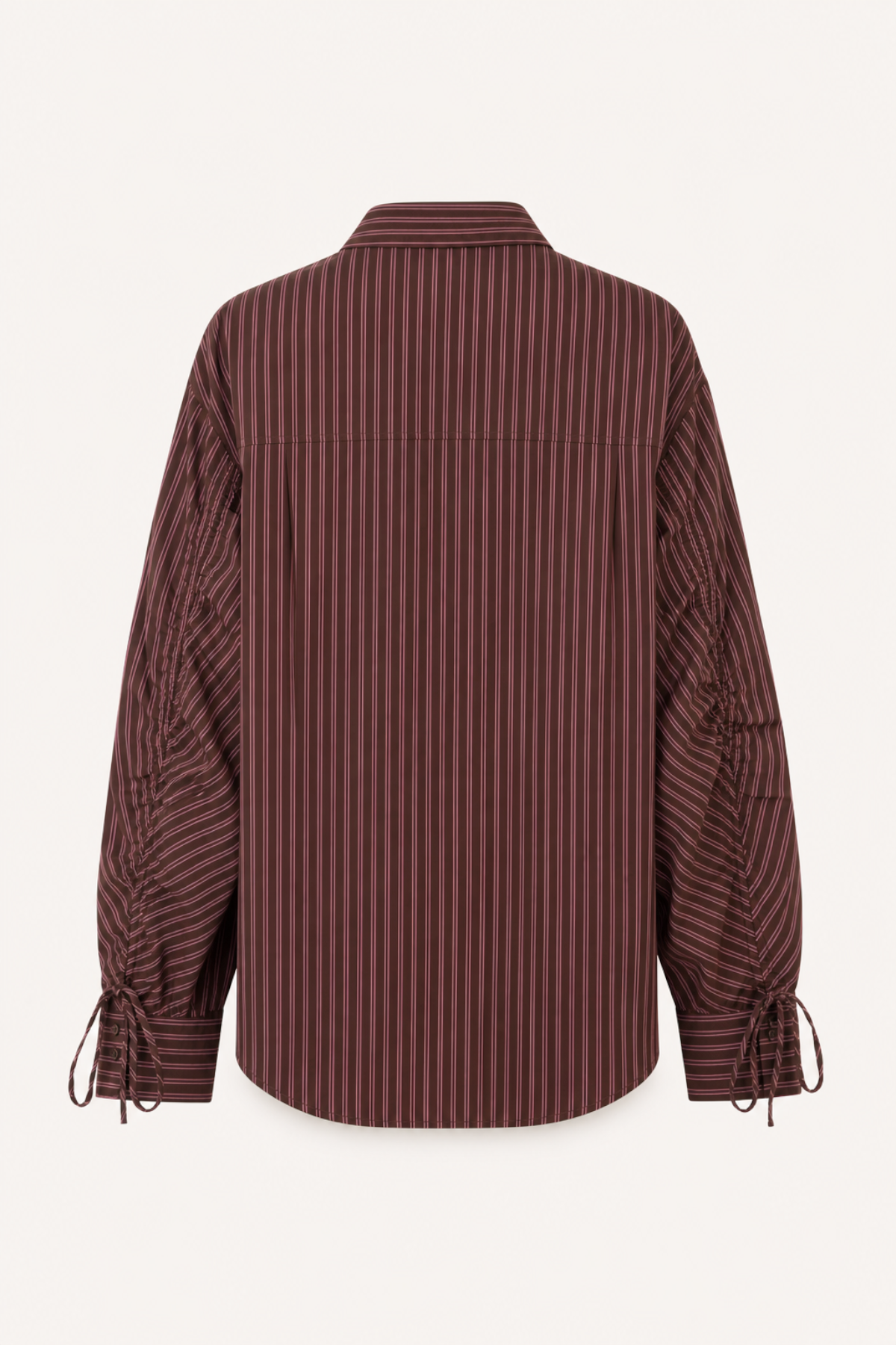 Alessa Blouse Dark Brown Stripe