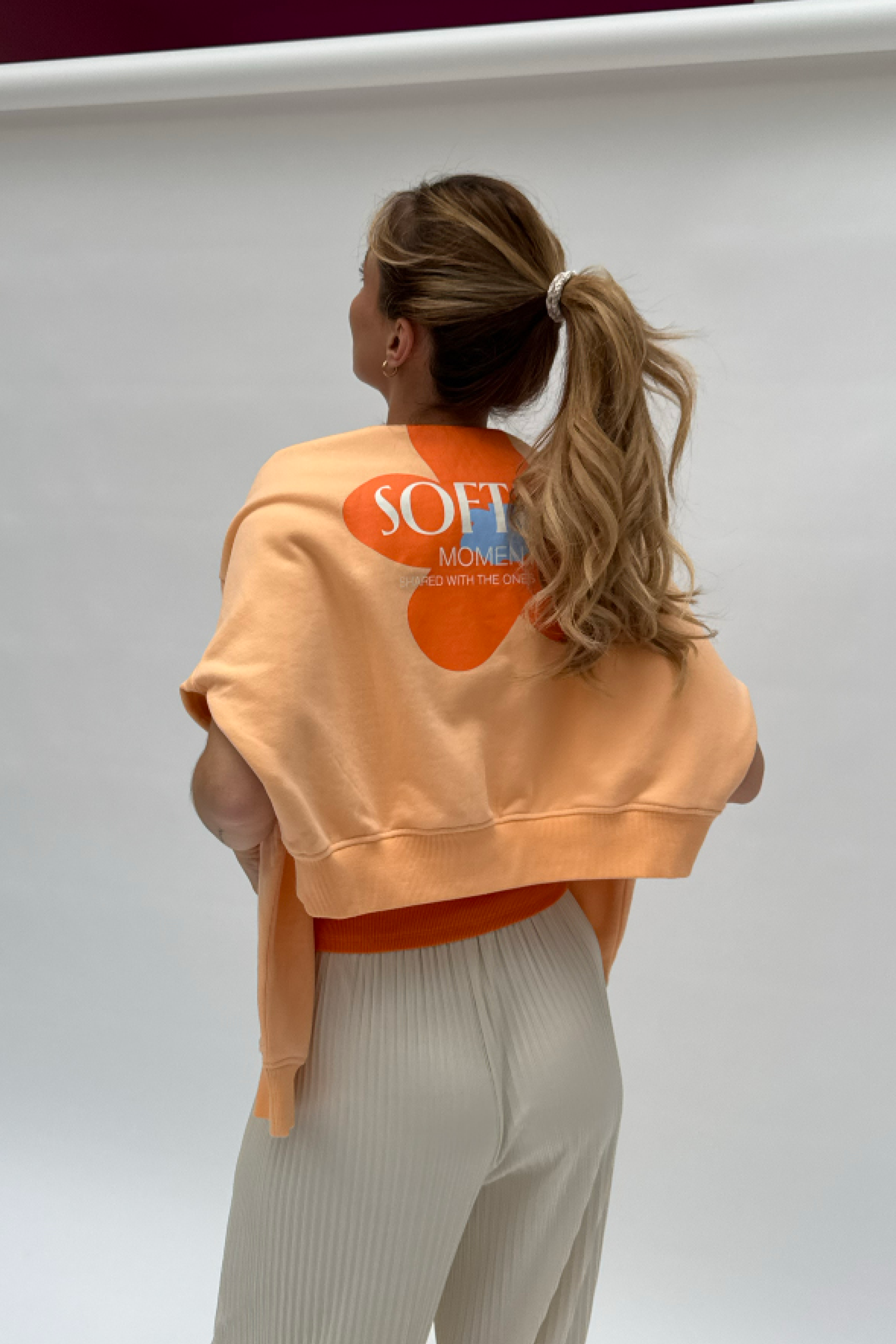 Regular Sweater Soft Life Peach