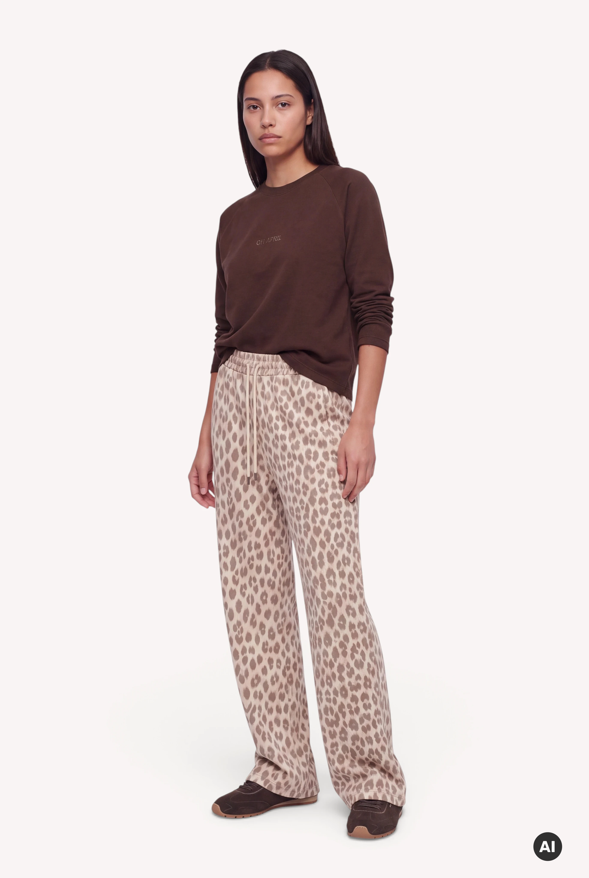 Kael Trackpants Leo Beige