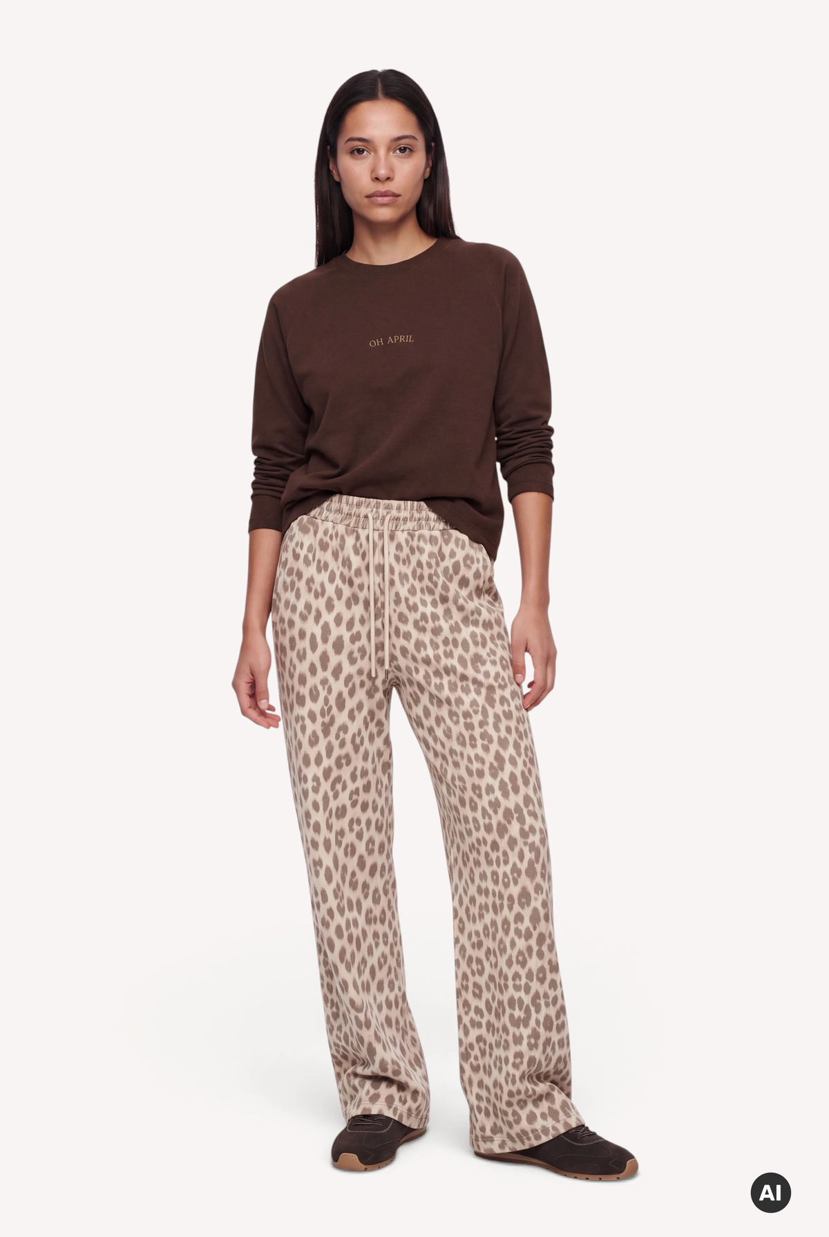 Kael Trackpants Leo Beige