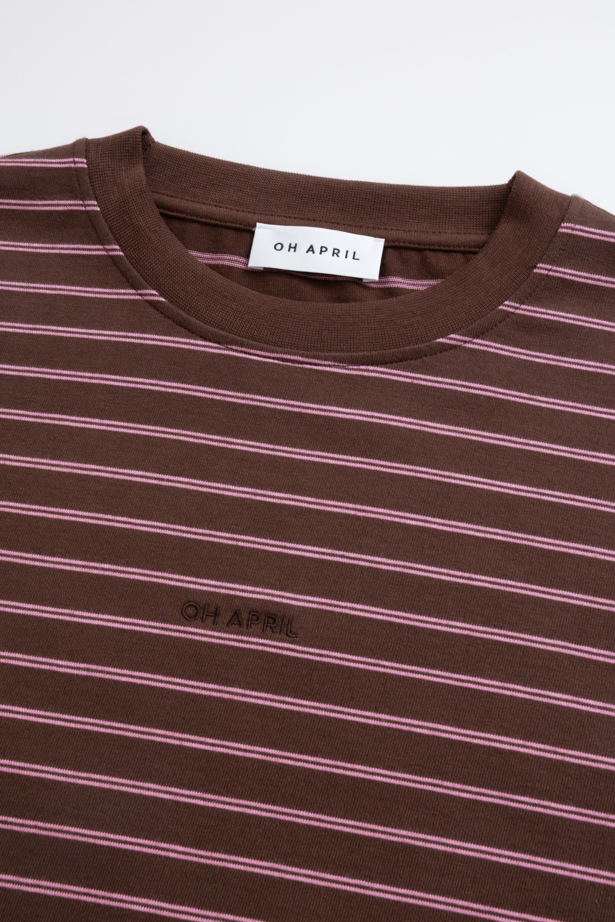 Layered BF T-Shirt Dark Brown Stripe