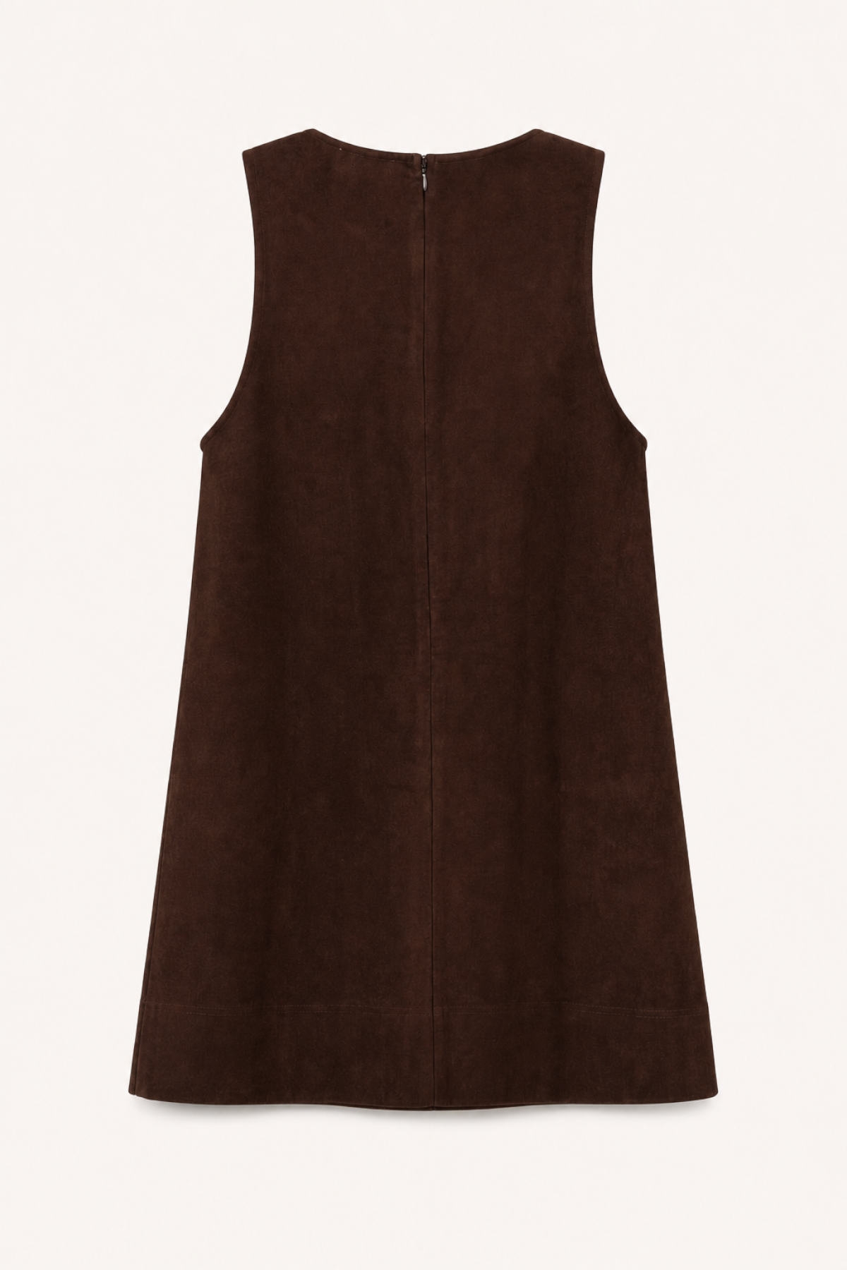 Lorena Velour Dress Dark Brown