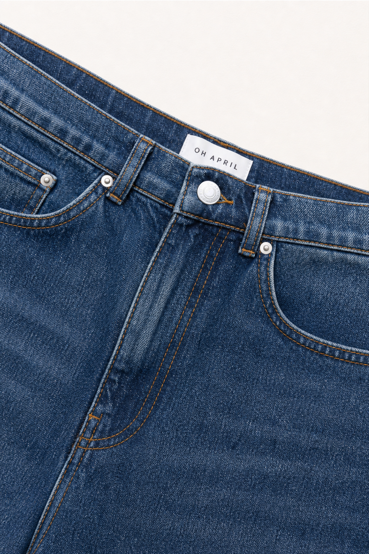 Louisa Denim Pants Denim Dark Blue