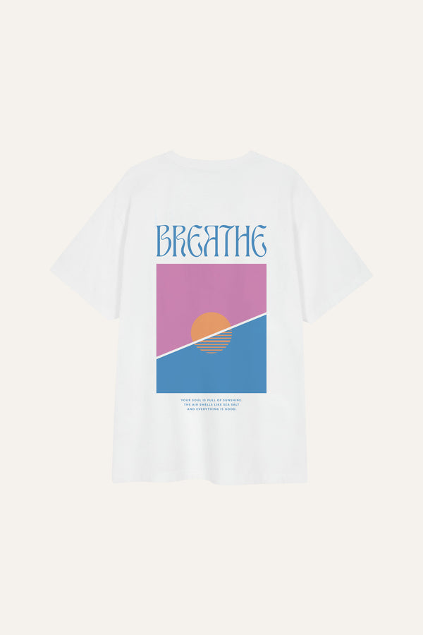Boyfriend T-Shirt White Breathe