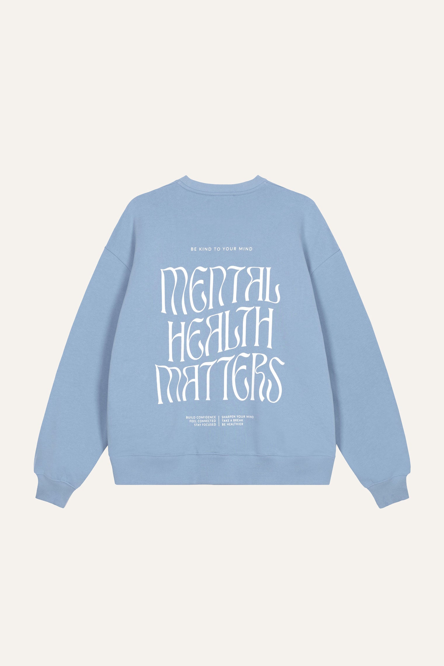 Oversized Sweater Mental Health Lilac