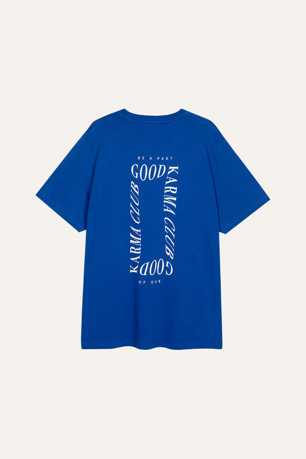 Boyfriend T-Shirt Blue Good Karma Club