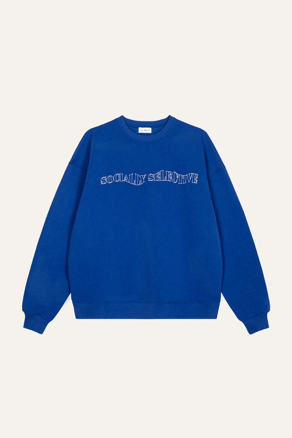 Oversized Sweater Blue Socially Selective