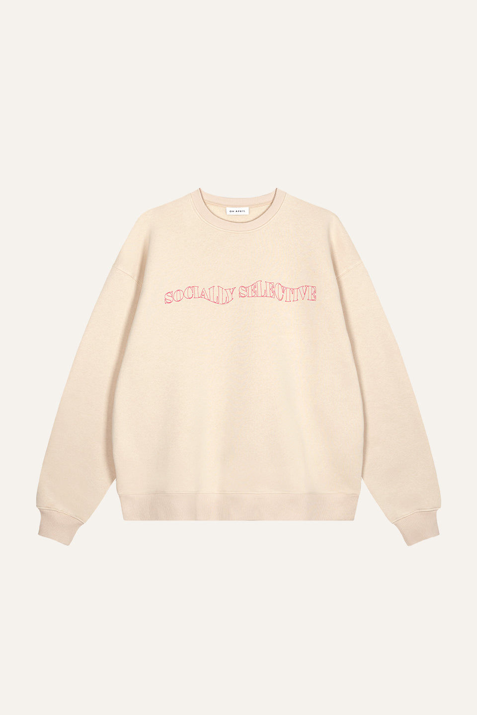 Oversized Sweater Cappuccino Socially Selective