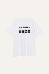 Boyfriend T-Shirt White Fragile