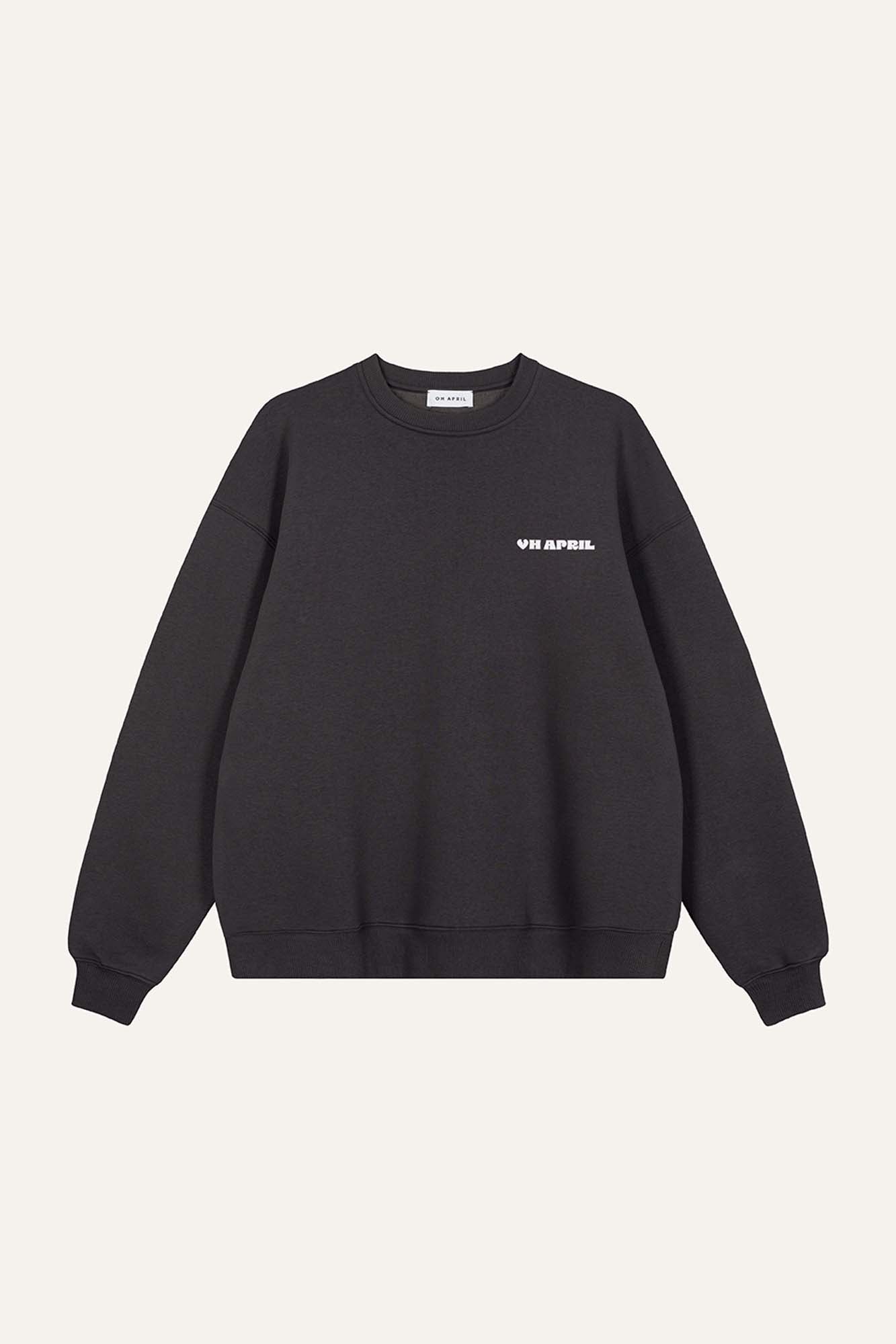 Oversized Sweater Dark Grey Fragile