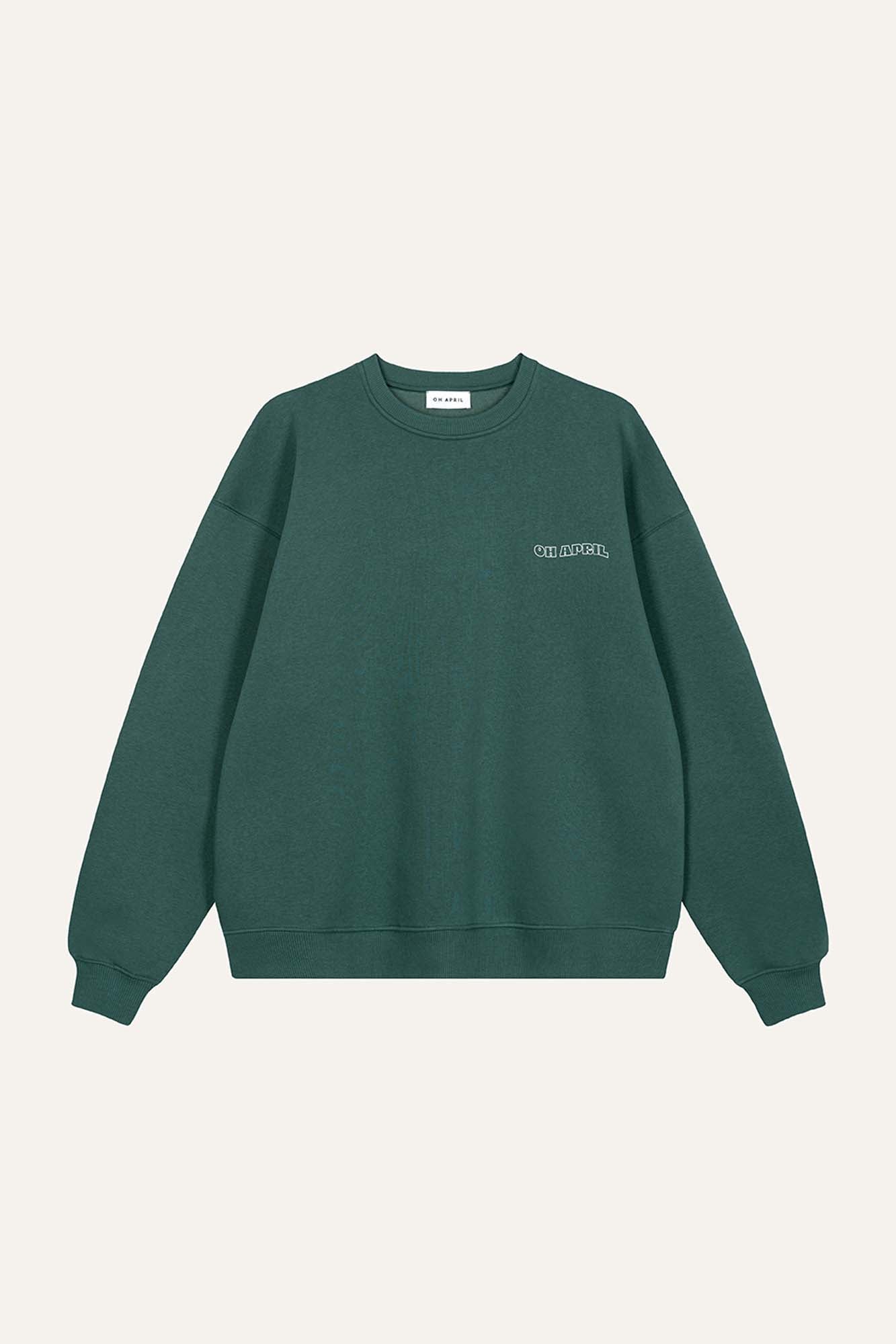 Oversized Sweater Dark Green Feel It