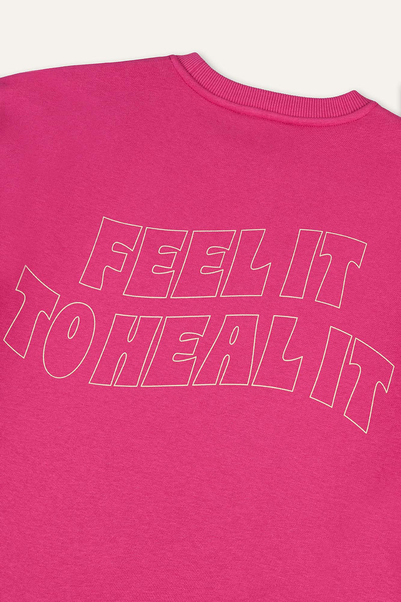 Oversized Sweater Pink Feel It