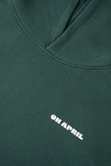 Boyfriend Hoodie Dark Green Dealing With It