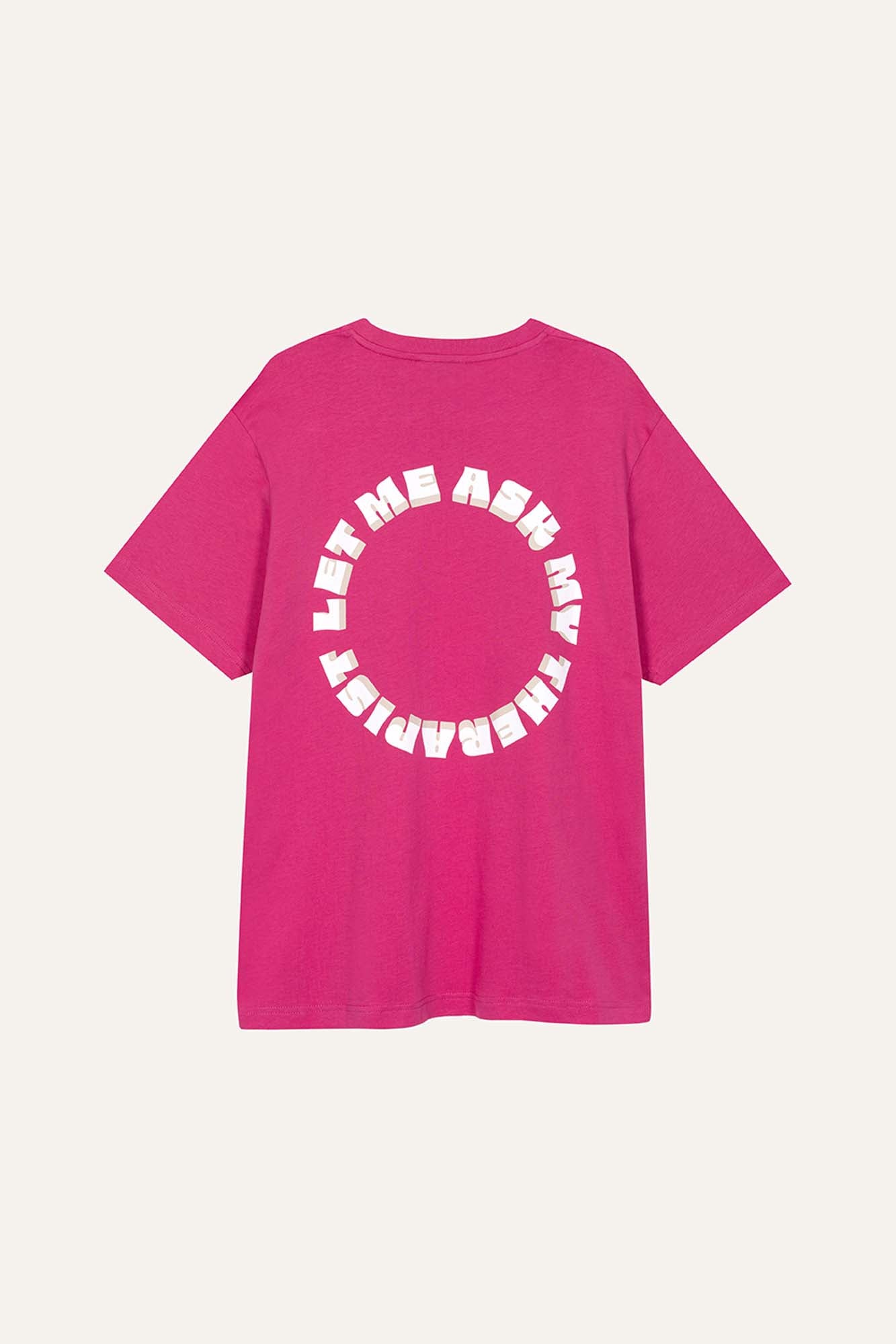 Boyfriend T-Shirt Brilliant Pink Therapist