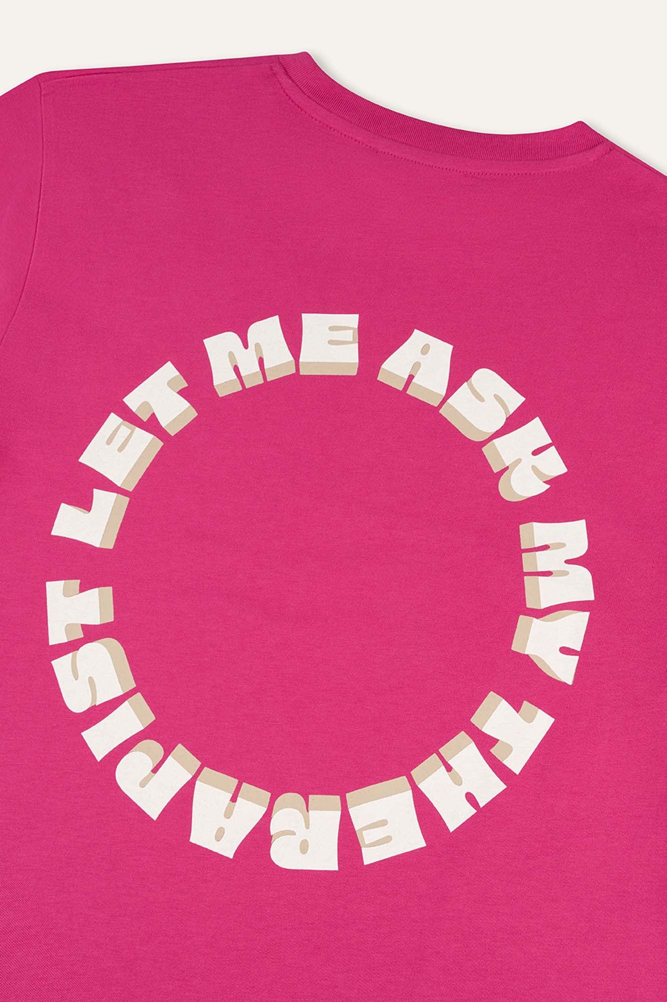Boyfriend T-Shirt Brilliant Pink Therapist