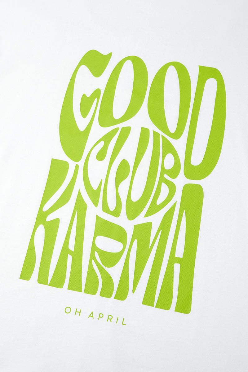 Longsleeve White Good Karma Club