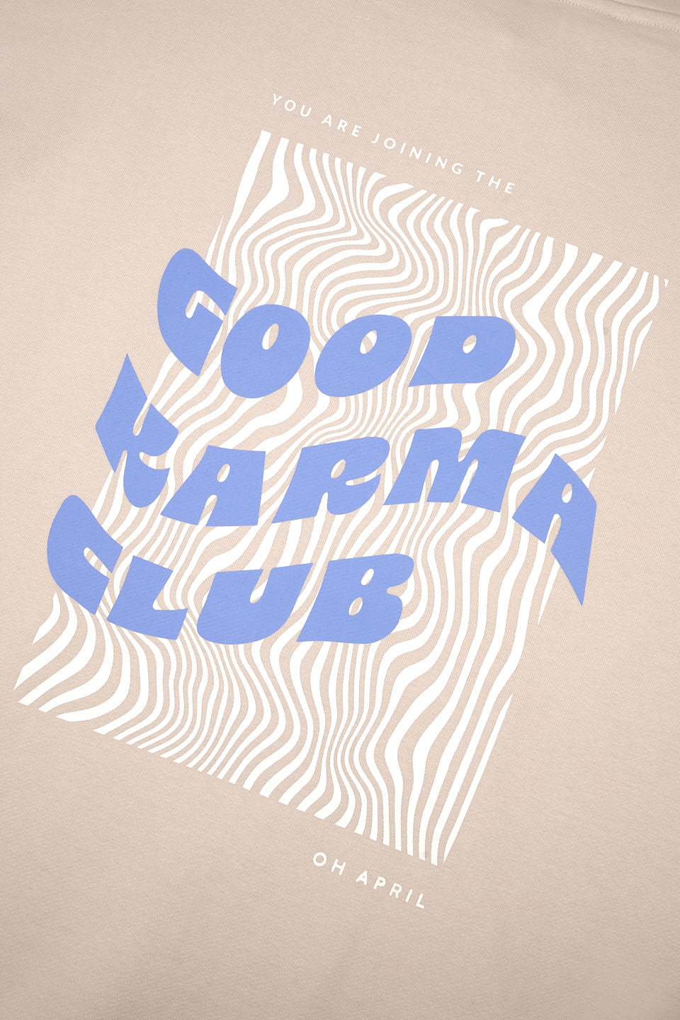 Zipper Hoodie Cappuccino Good Karma Club