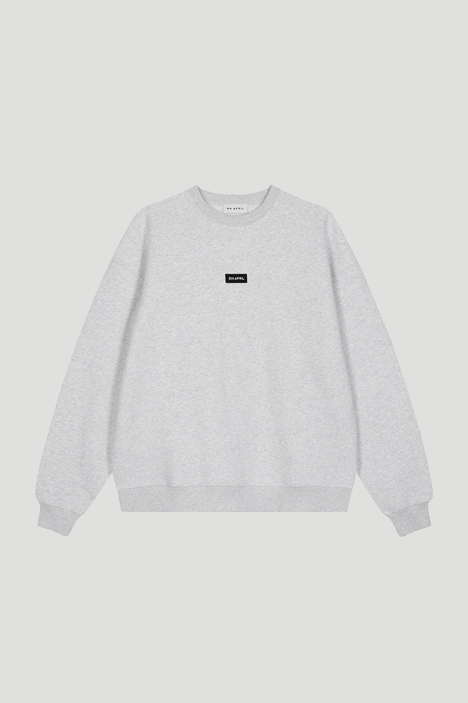 Oversized Sweater Grey Melange