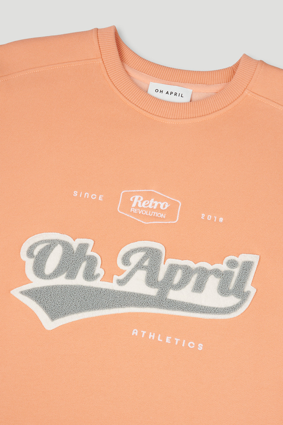 Ivo Sweatshirt Peach Retro OH APRIL