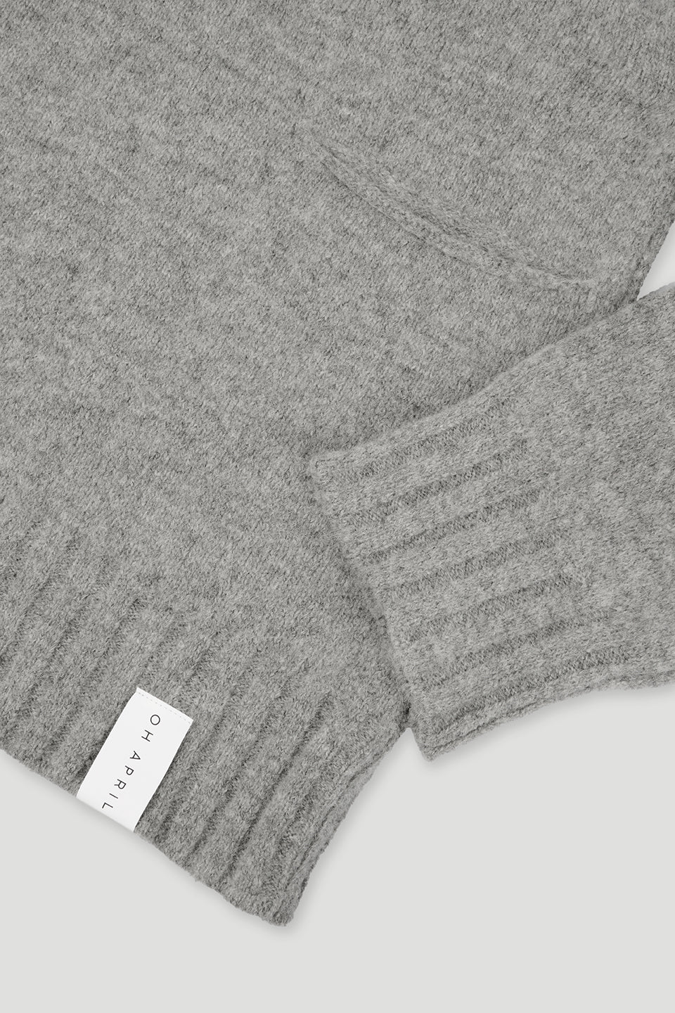 Rebecca Fluffy Jumper Soft Grey