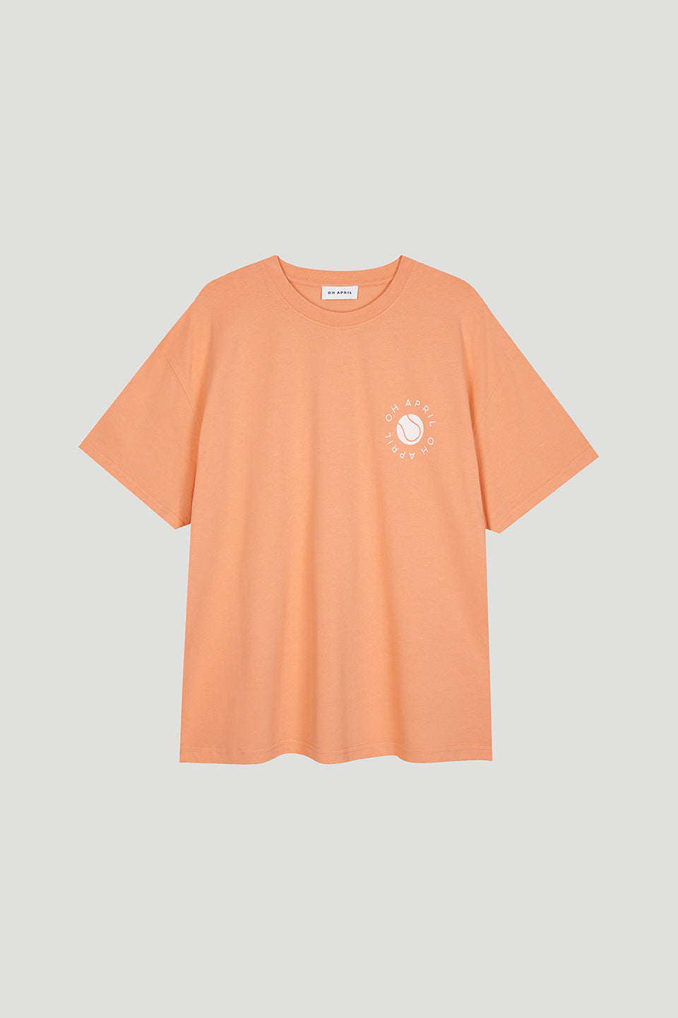 Boyfriend T-Shirt Peach Progress