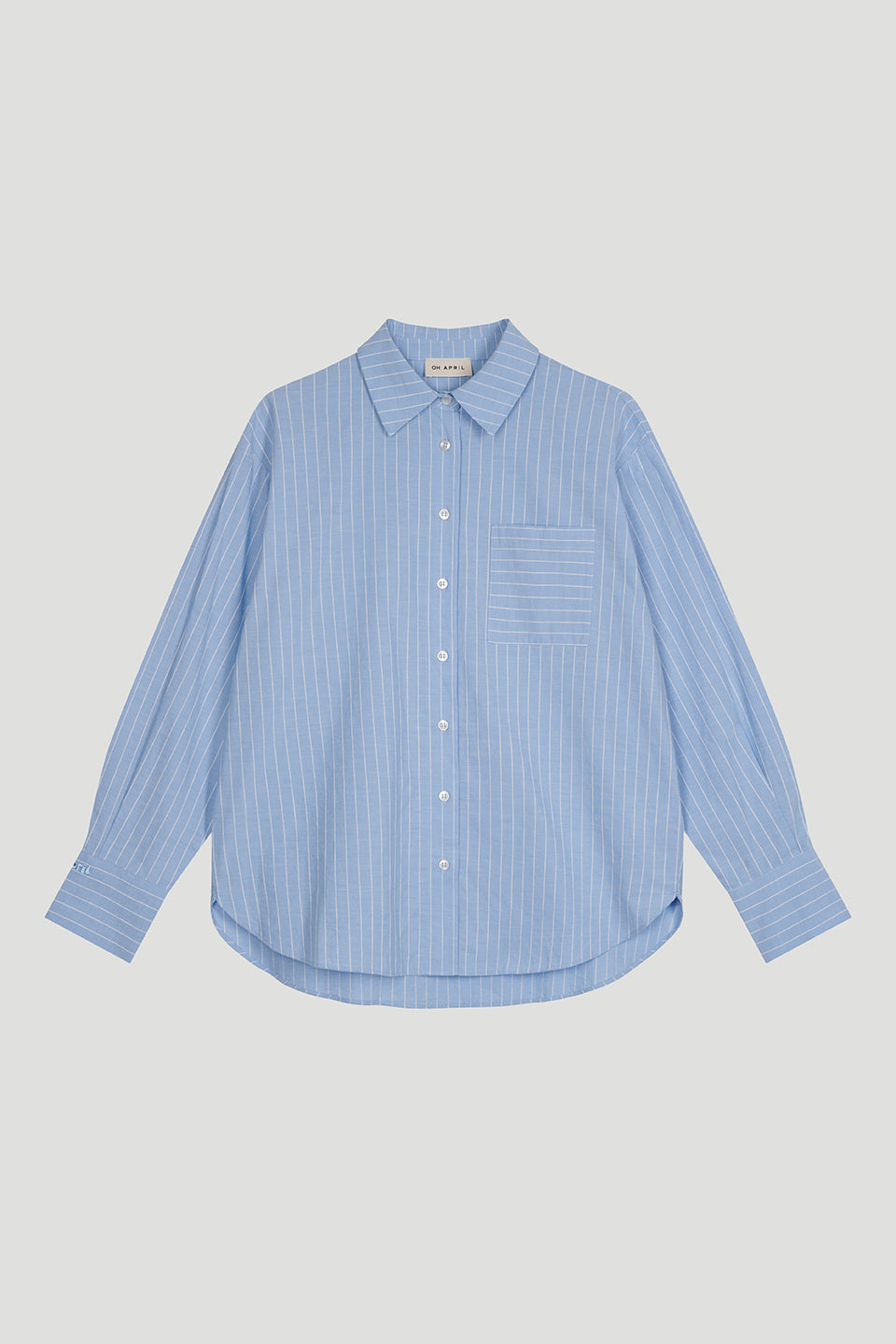 Nia Button Up Shirt Ice Blue