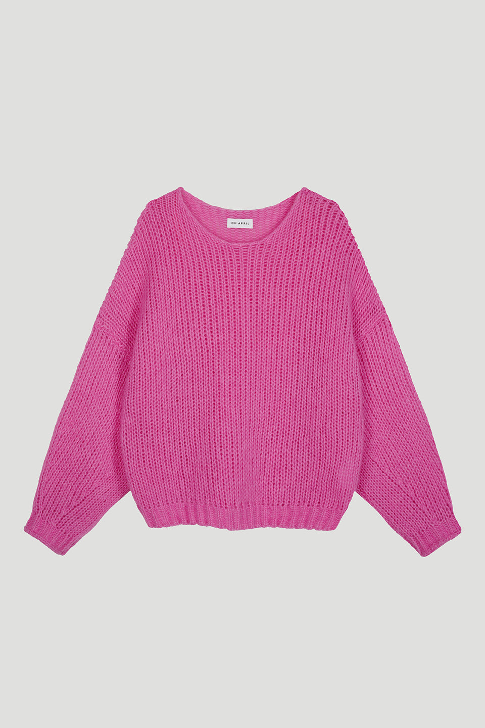 Safa Chunky Knit Jumper Deep Pink