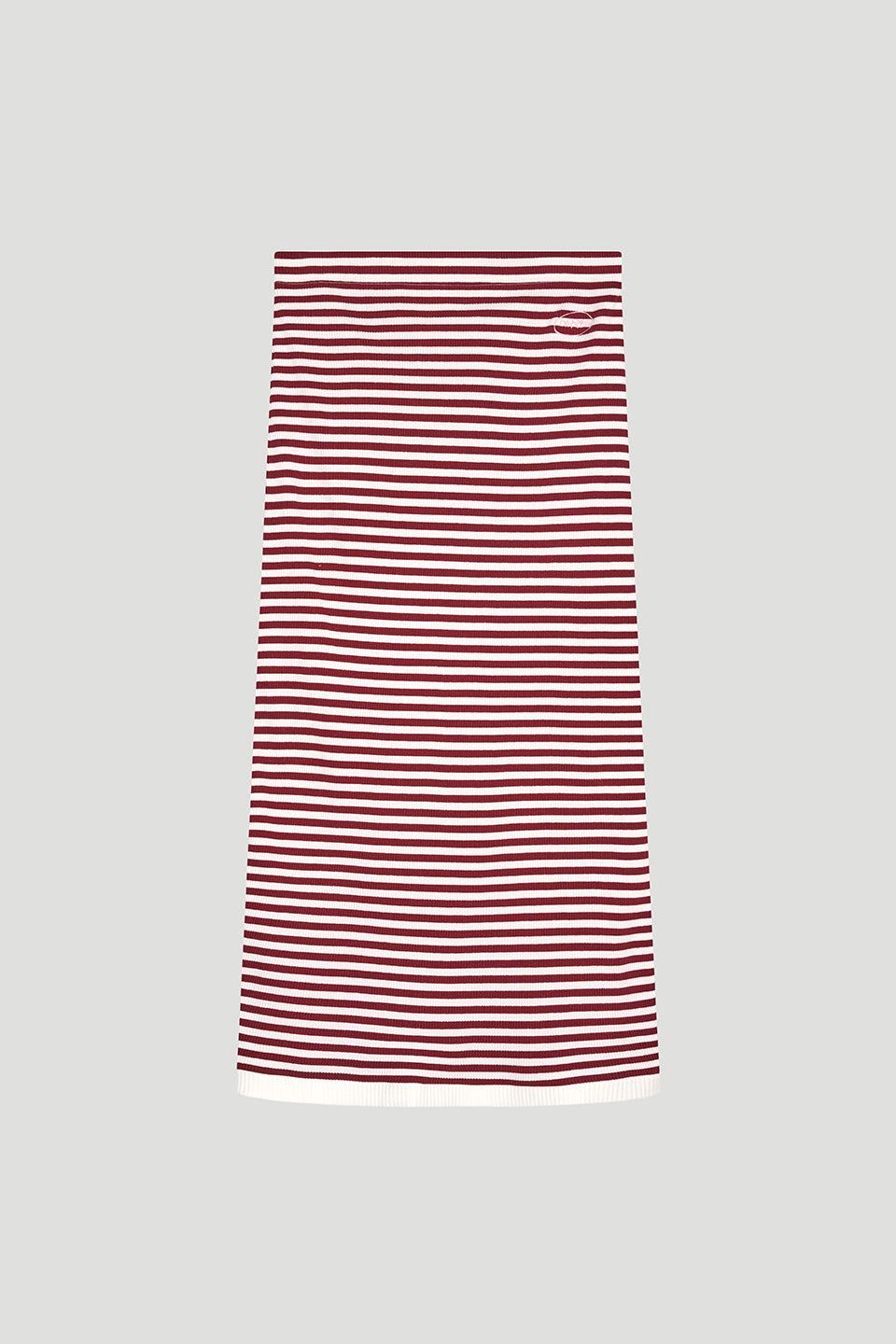 Lior Striped Skirt Cherrywood