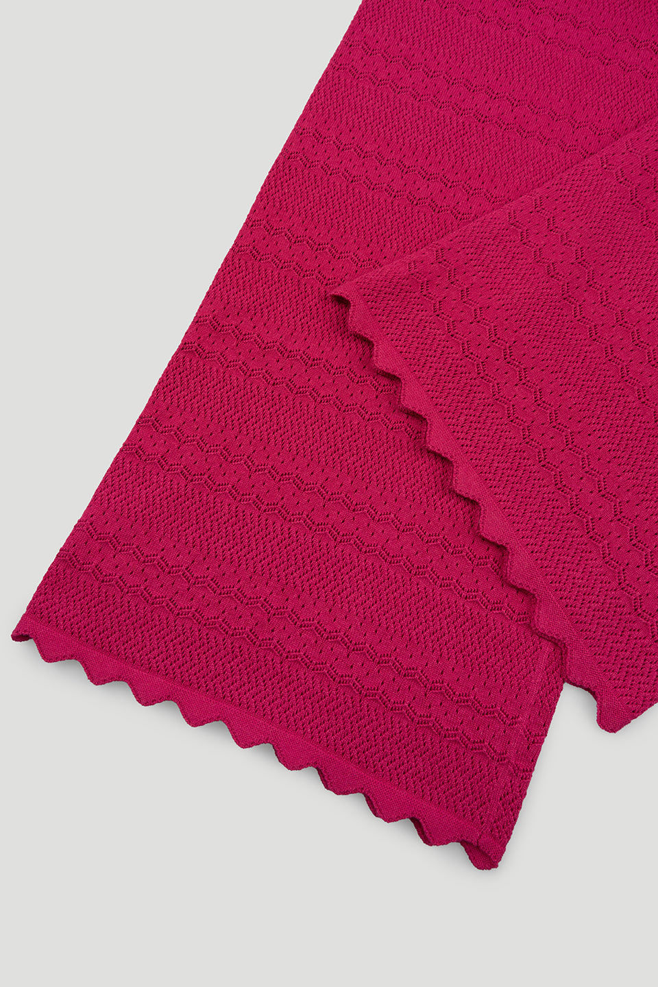 Aurea Flared Knit Pants Berry Whip