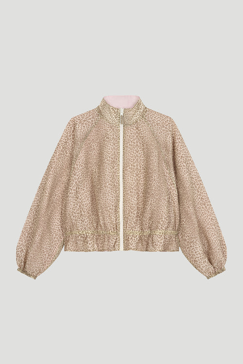 Maren Bomberjacket Leo Beige/Baby Rose