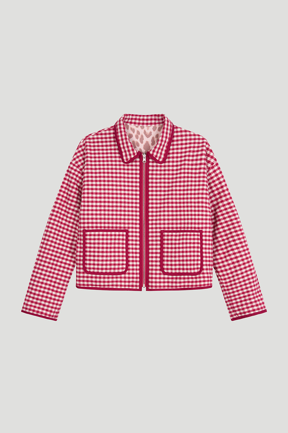 Sofie Light Padded Overshirt Leo Baby Rose/Berry Whip