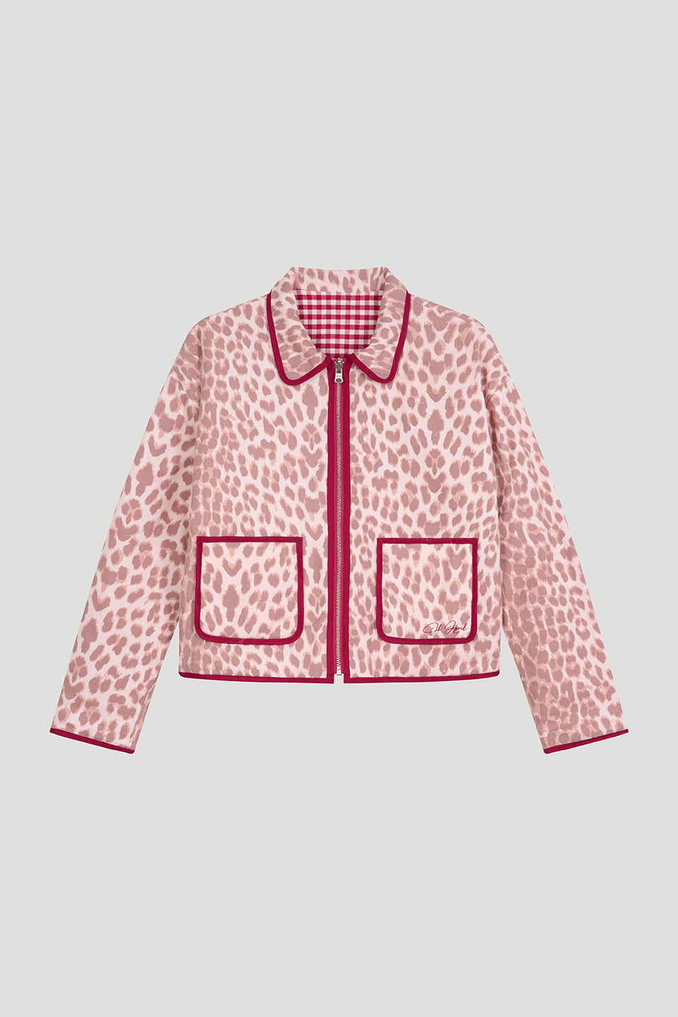 Sofie Light Padded Overshirt Leo Baby Rose/Berry Whip