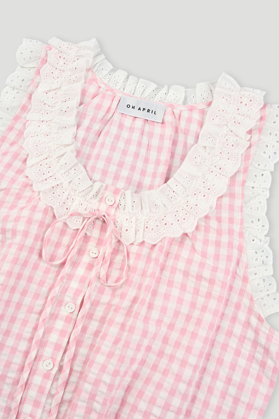 Sona Woven Top Baby Rose