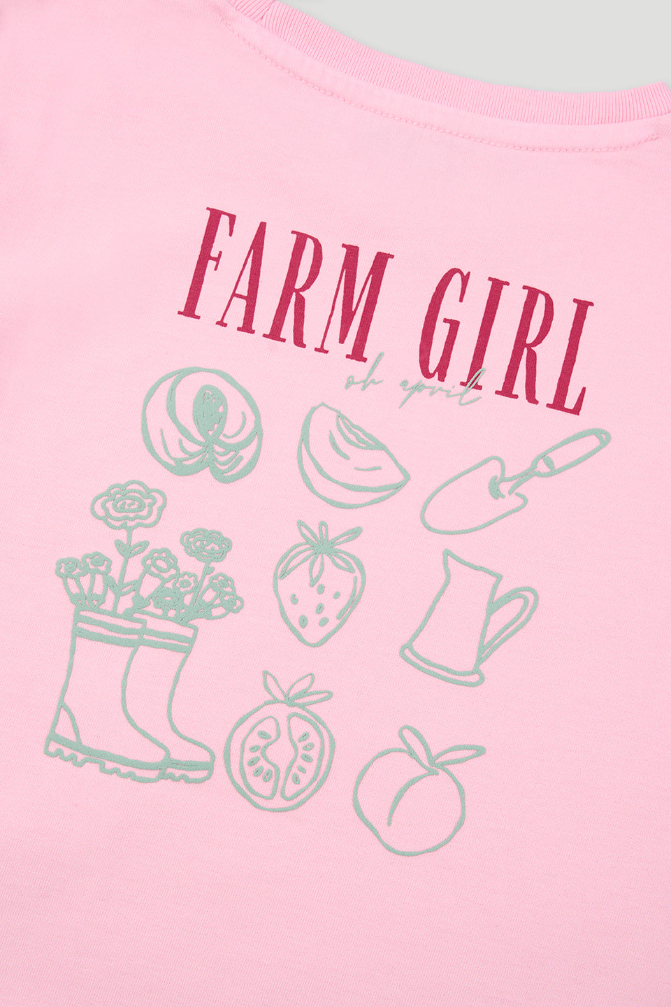 Kids T-Shirt Farmgirl Baby Rose
