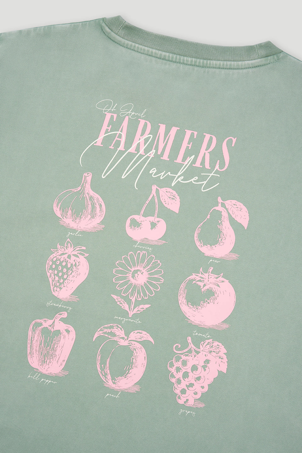 BF T-Shirt Farmers Market Sage Acid
