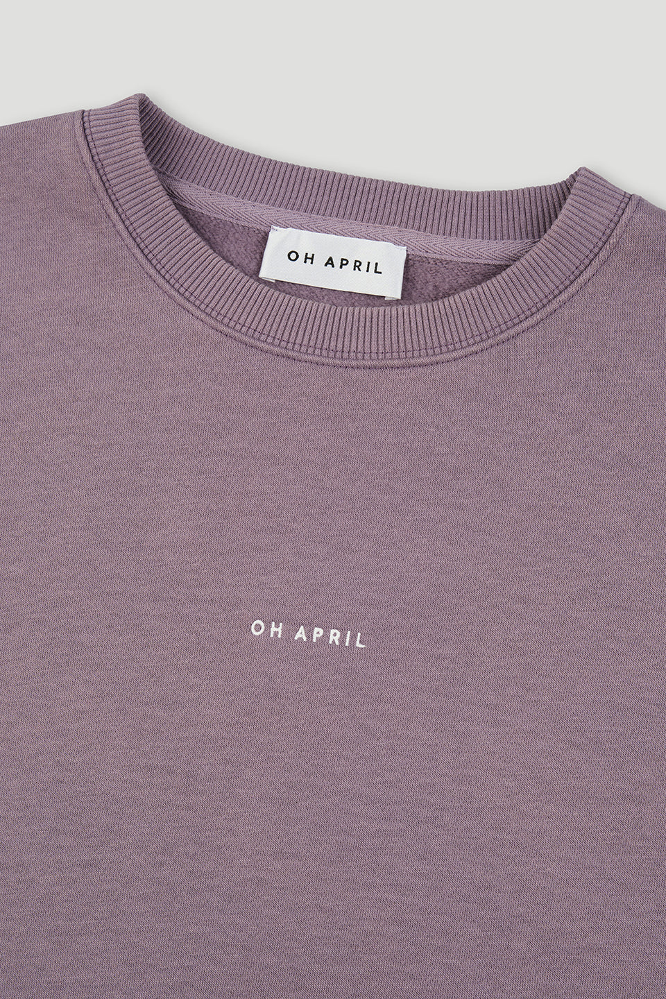 Oversized Sweater Foggy Lilac Acid