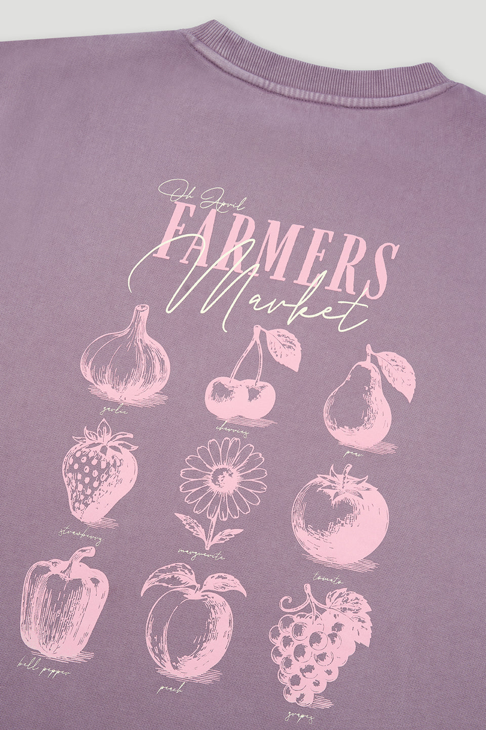 OV Sweater Farmers Market Foggy Lilac Acid