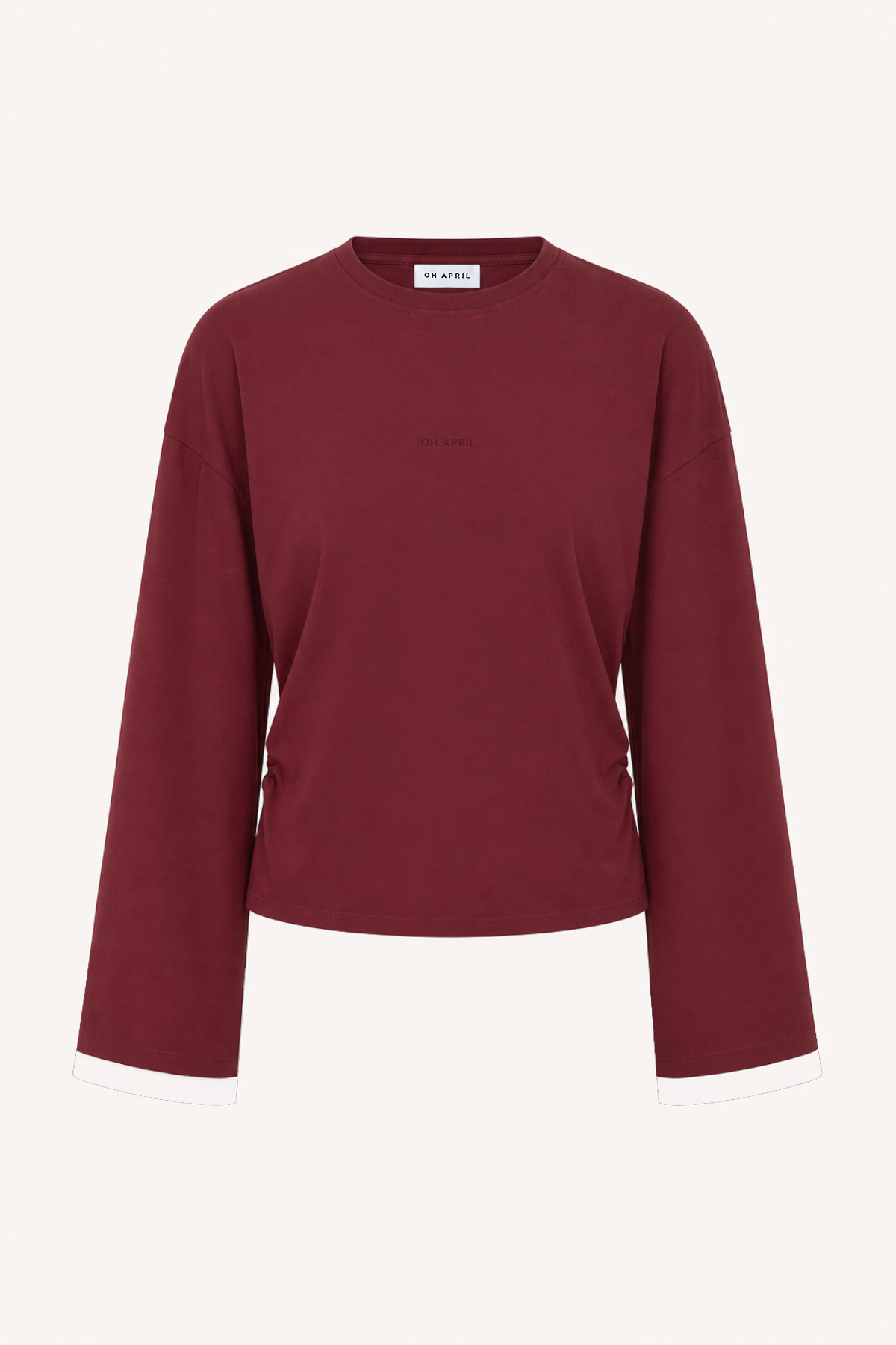 Noemi Tailored Longsleeve Dark Red