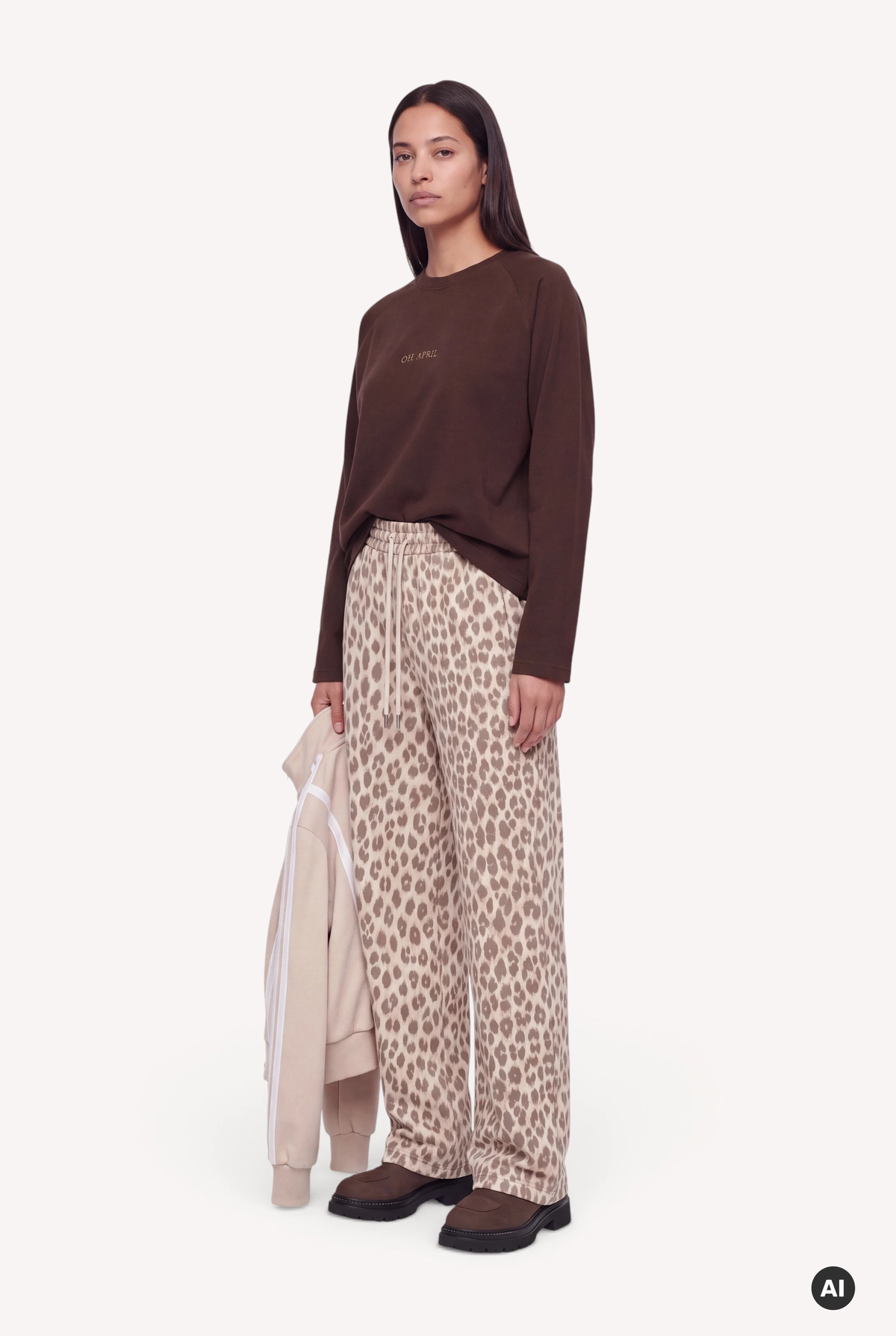 Regular Longsleeve Oh April Dark Brown