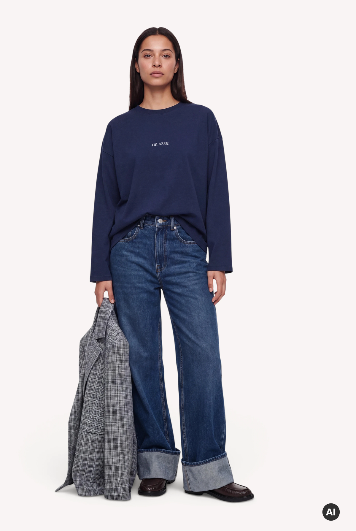 Regular Longsleeve Oh April Navy