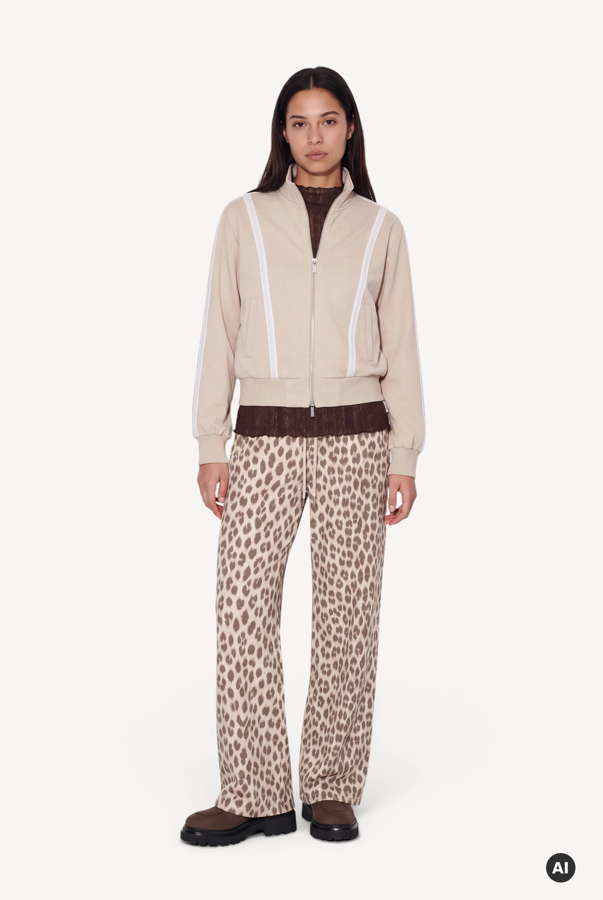 Wren Track Jacket Beige