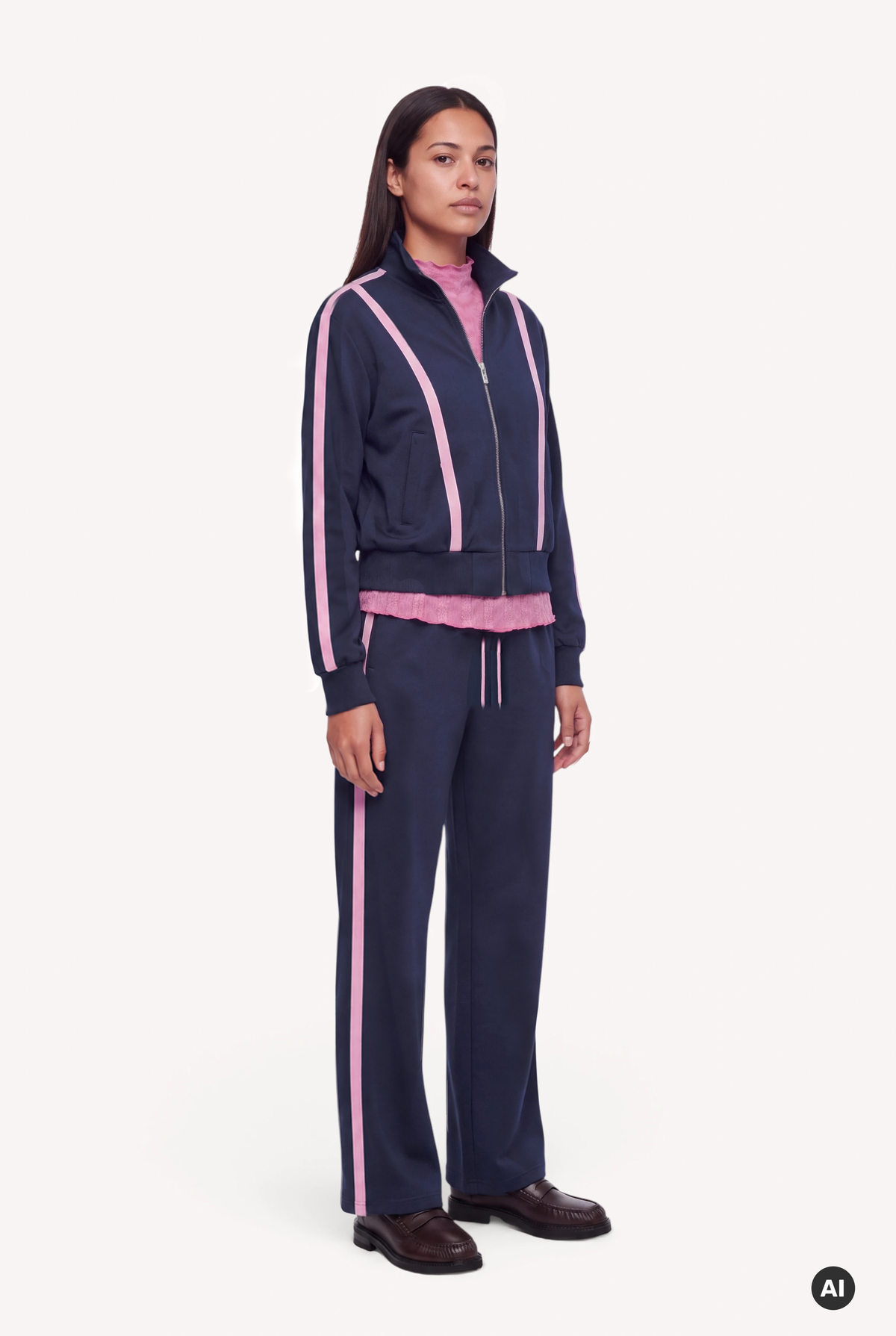Wren Track Jacket Navy