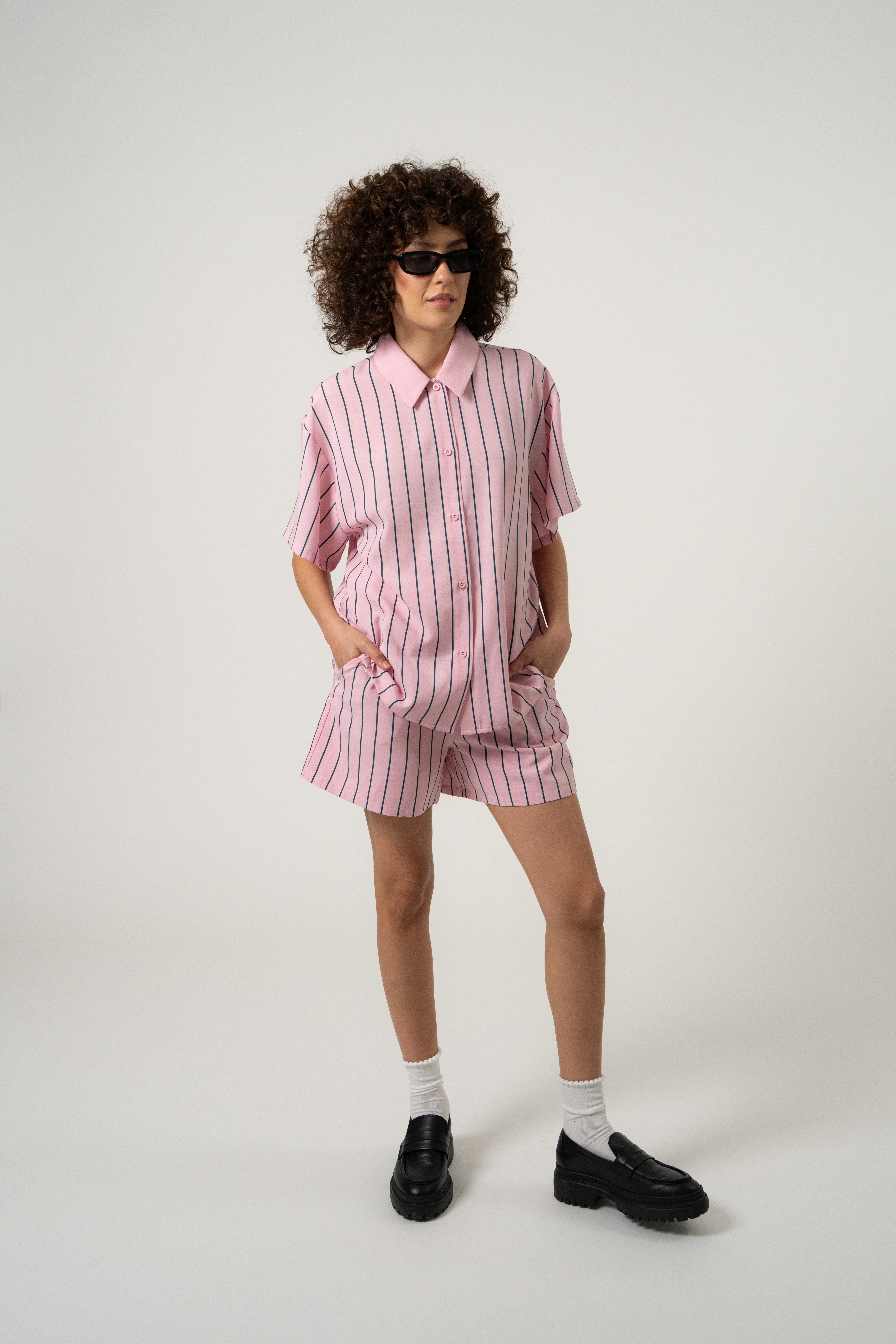 Mira Shirt Baby Rose Stripe